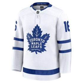 Mænd NHL Toronto Maple Leafs Trøje 2024-25 Fanatics Premium Mitch Marner Hvid Udebane